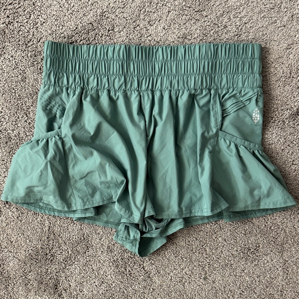 FP Movement by Free People Teal Athletic Shorts